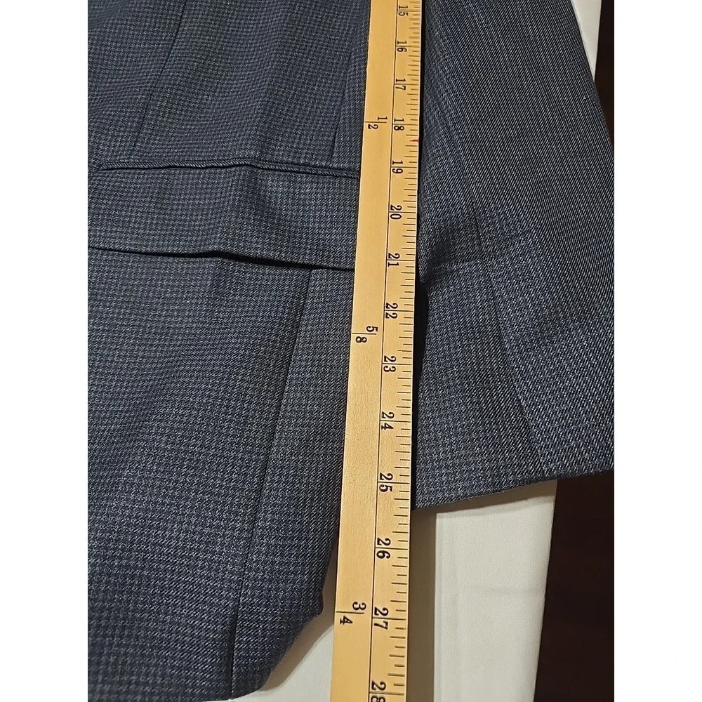 Michael‎ Kors Blue Check Men SPORT COAT 46R blazer suit jacket